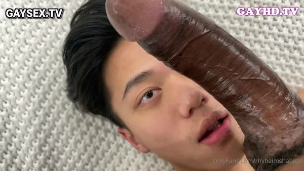 Asian vs Big cock master